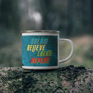 Dream Believe Create Repeat Stainless Steel Mug