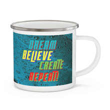 Load image into Gallery viewer, Dream Believe Create Repeat Stainless Steel Mug
