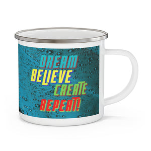 Dream Believe Create Repeat Stainless Steel Mug