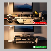 Load image into Gallery viewer, Monitor Riser with USB Hub and Wireless Charging
