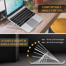 Load image into Gallery viewer, Aluminium Foldable Laptop Stand
